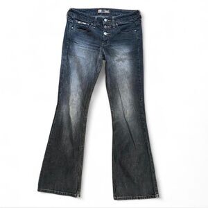 Women's vintage dark Blue washed Denim Jeans